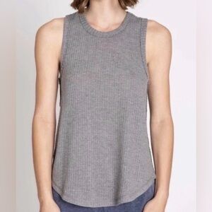 P.J. Salvage Sleeveless Top Gray Basic Thermal